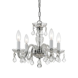 Crystorama Lighting Group Traditional Crystal 4 Light 15" Wide
