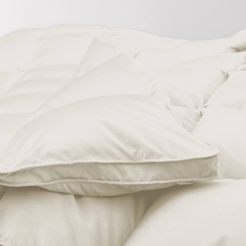 Year-round & Lightweight White Goose Down Duvet Insert Comforter