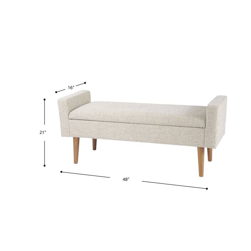 HomePop Fulton Storage Bench