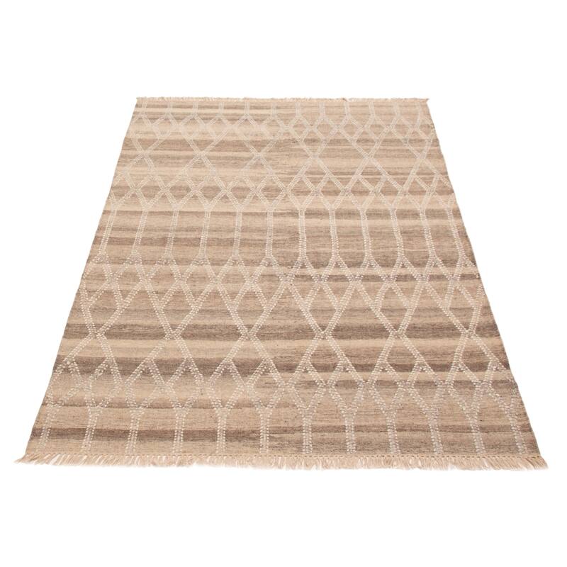 Marrakech Taupe Kilim 5'2" x 7'9" - 5'2 x 7'9