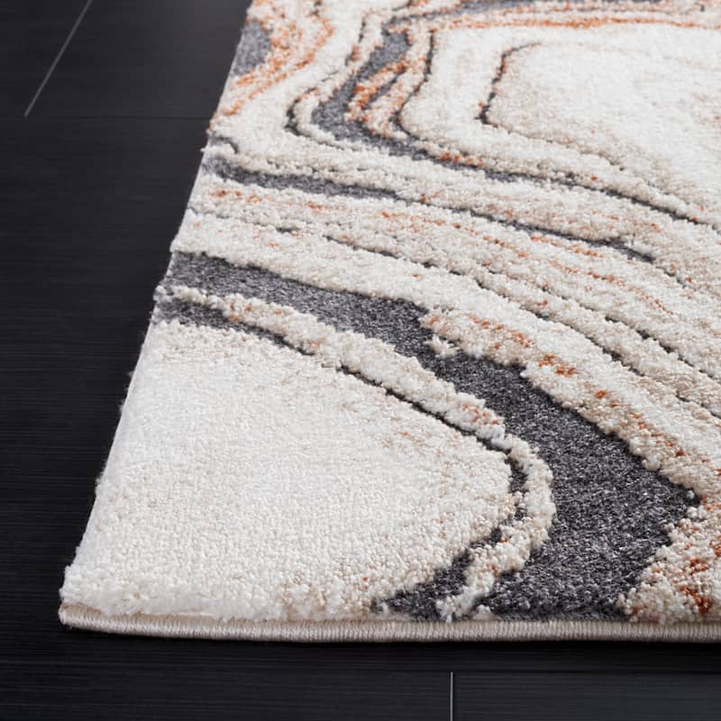 SAFAVIEH Cyrus Shag Mitka Modern Abstract Rug
