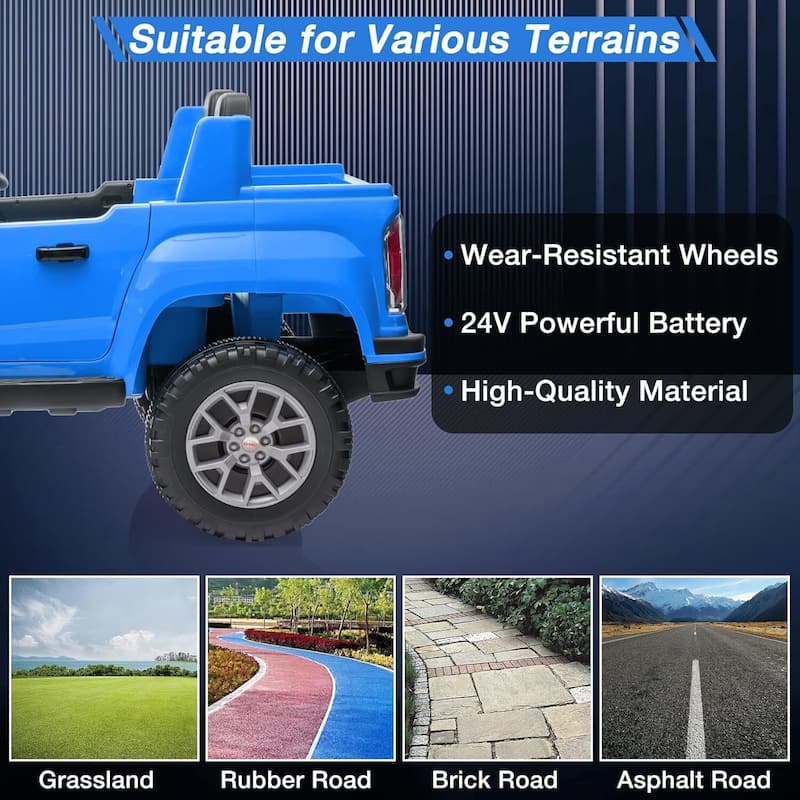 24V 2-Seater Ride On Truck Car