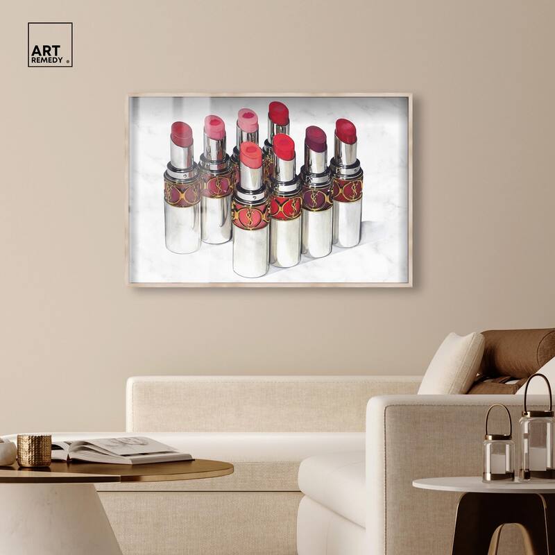 Doll Memories - Lipsticks 22 Shadowbox by Art Remedy
