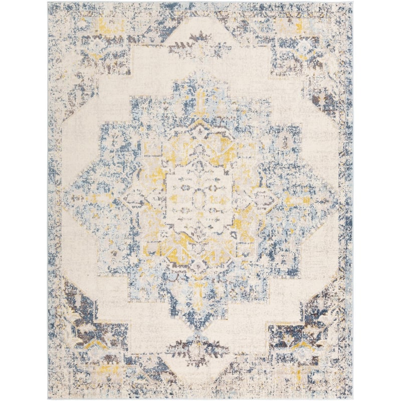 Livabliss Ankara Traditional Medallion Area Rug