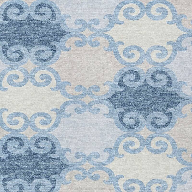 HomeRoots Trellis Transitional Rectangle Outdoor Rug