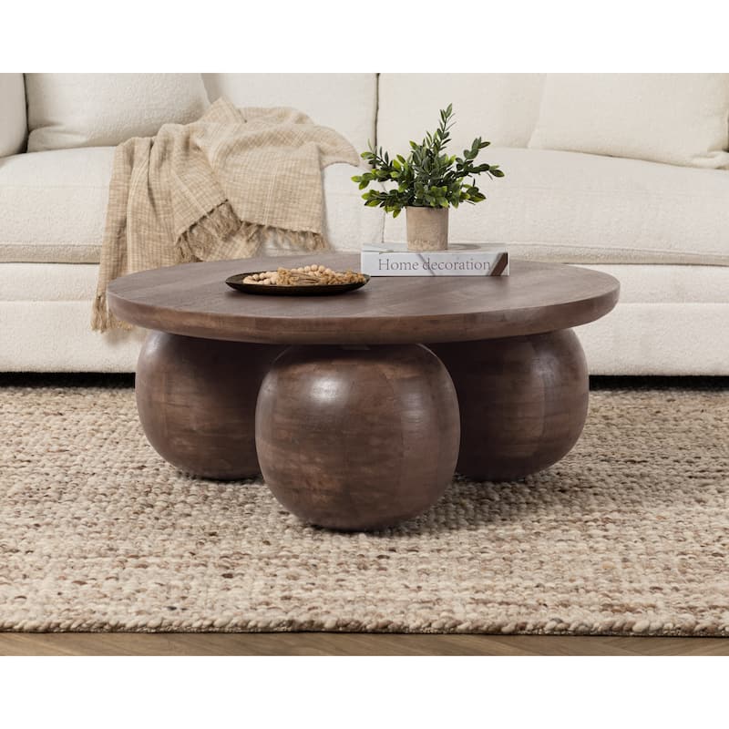 Ronda Mango Wood Coffee Table by Kosas Home