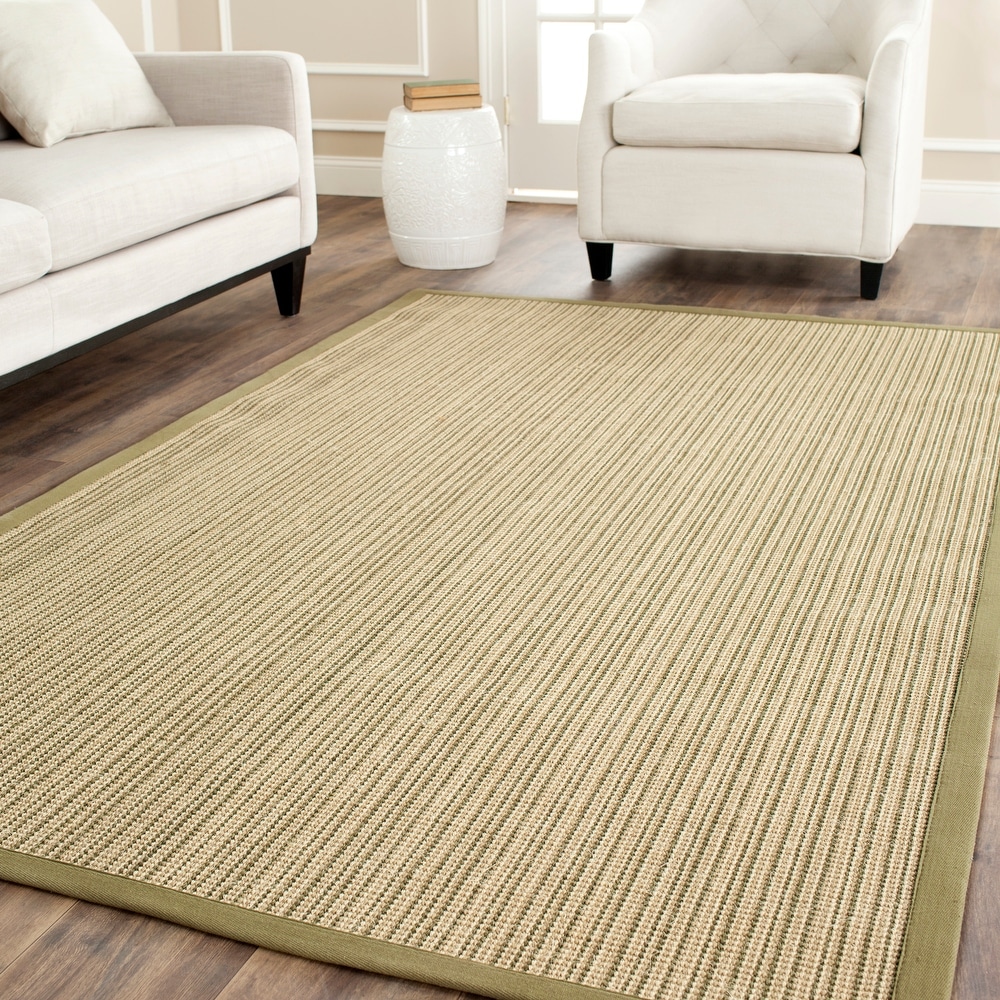 OVP Sisal Rug MANAUS Chablis-Border Bordeaux New 