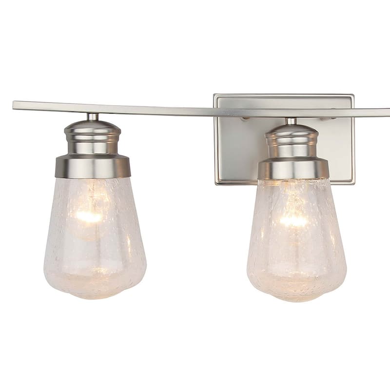 3 Light Vanity lighting in Brushed Nickel Finish