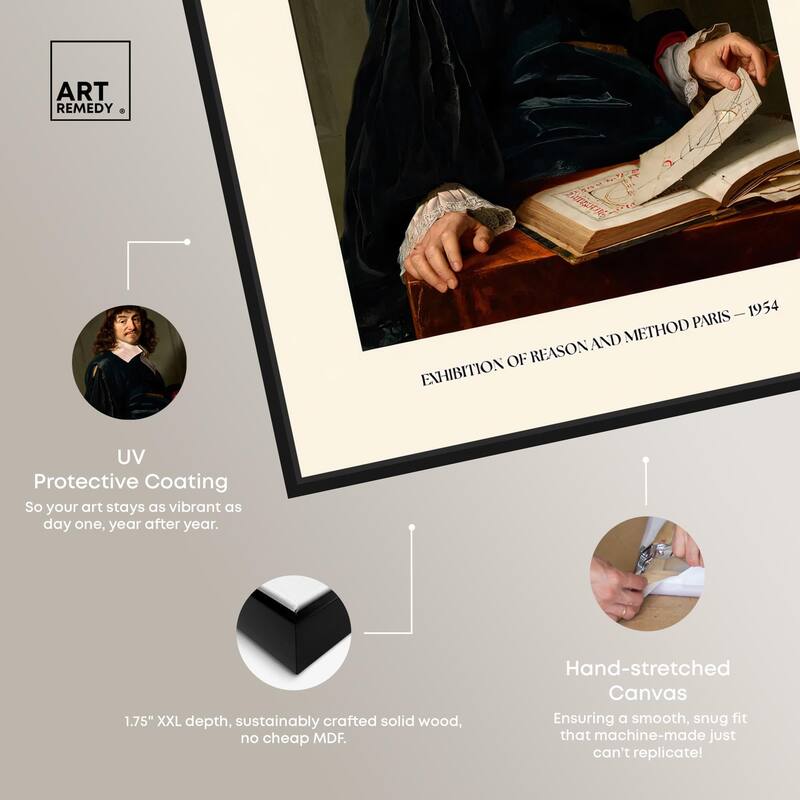 Rationalist Thinker Canvas by Art Remedy