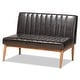 preview thumbnail 4 of 16, Daymond Mid-Century Modern 2-Piece Dining Nook Banquette Set