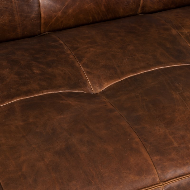 Poly & Bark Capa 92" Sofa - Full Grain Genuine Italian Leather