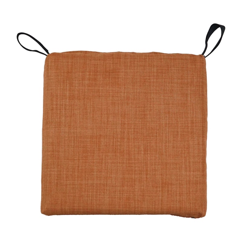 16-inch Indoor/Outdoor Solid Chair Cushions (Set of 2) - 16 x 16