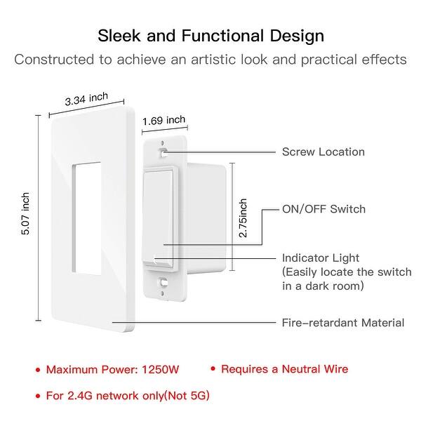 3 Way Smart Switch Remote Control