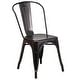 preview thumbnail 139 of 164, Metal Indoor/ Outdoor Stackable Bistro Chair (Set of 4)
