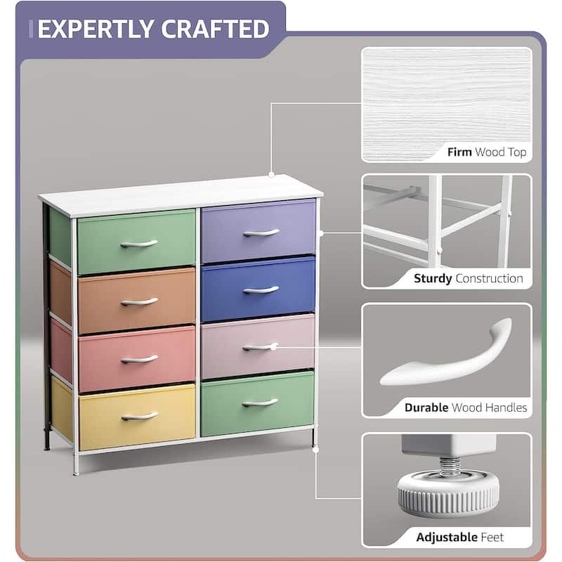 Sorbus 8 Drawer Dresser Stand