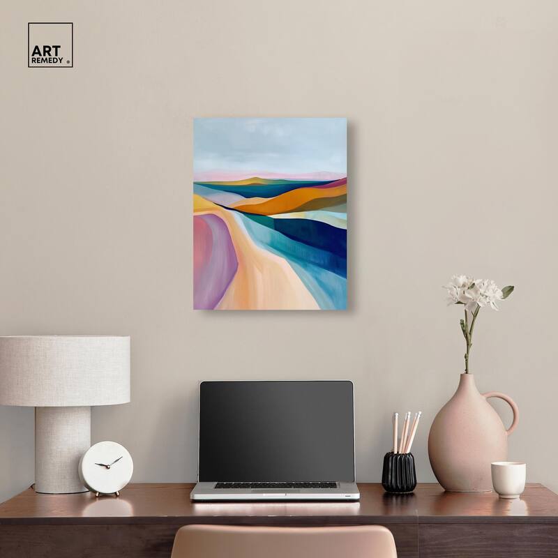 Colorful Dunes II Canvas by Art Remedy, Gallery Wrapped