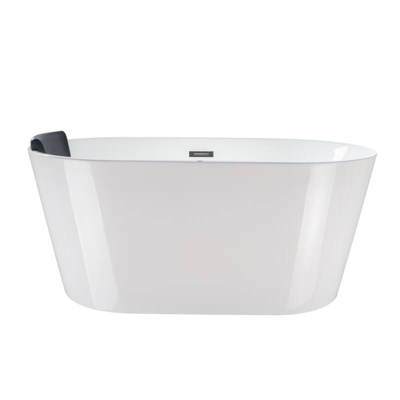 Vanity Art 59" Acrylic Freestanding Soaking Bathtub