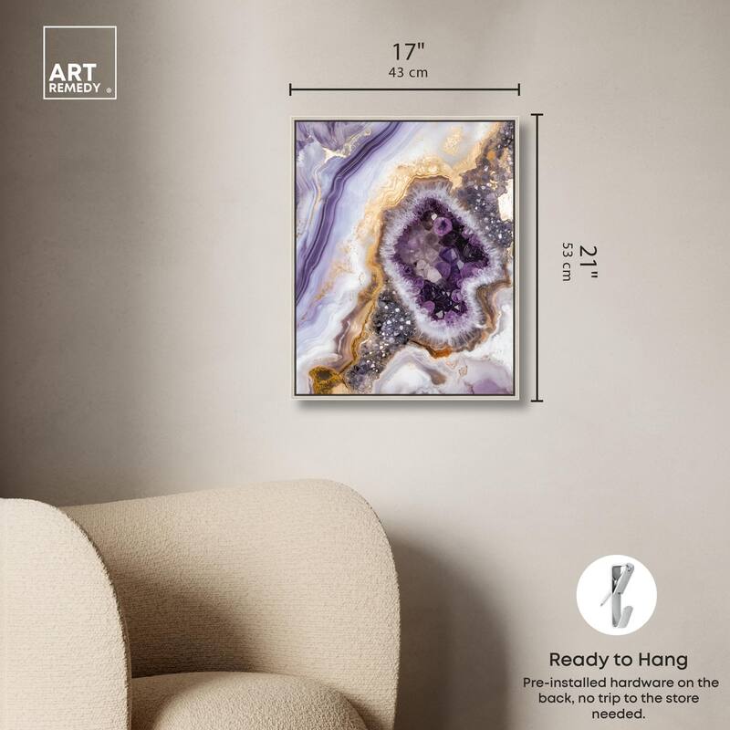 Amethystine Dream II Canvas by Art Remedy