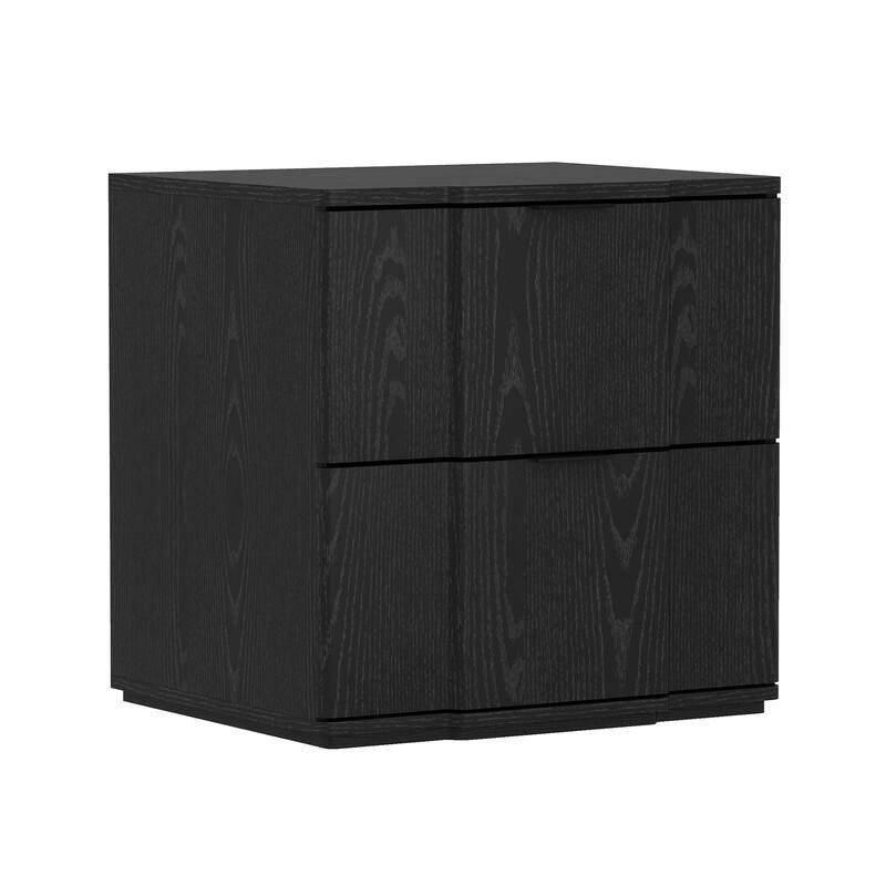 Manhattan Comfort Clive 22 Inch 2 Drawer Nightstand