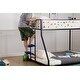 preview thumbnail 5 of 10, Twin over Full Bunk Bed With Exchangeable Ladder
