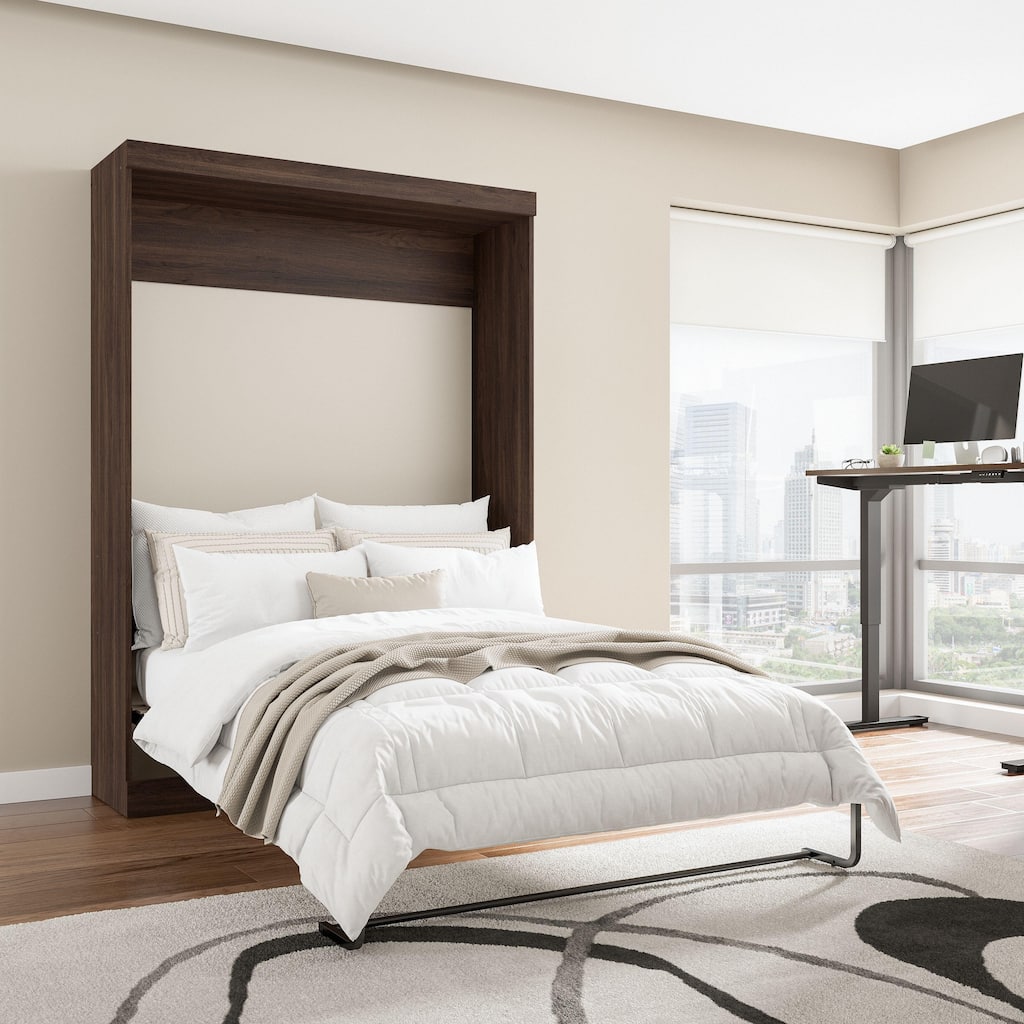 Bestar Pur 59W Full Size Murphy Bed for Multipurpose Room