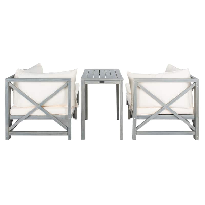SAFAVIEH Outdoor Living Ronson 5 Pc Sectional Set - 26.9 x 26.9 x 26.8