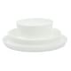 preview thumbnail 9 of 18, Gibson Home Modern Opal 16 Piece Glass Chip Resistant Dishes Double Plates and Bowls Lightweight Dinnerware Set