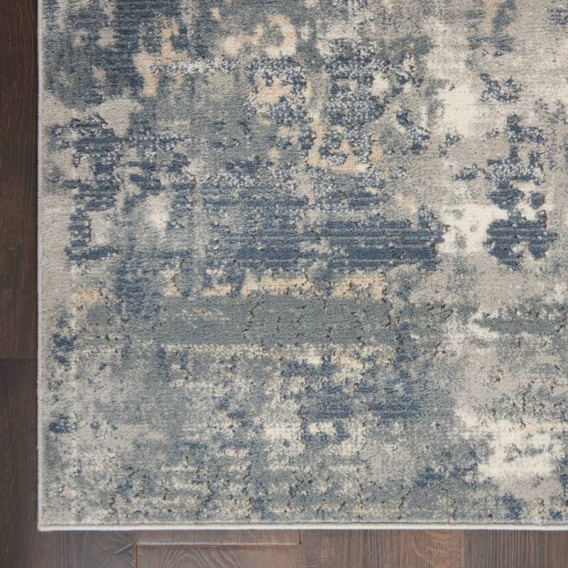 Nourison Concerto Abstract Distressed Area Rug