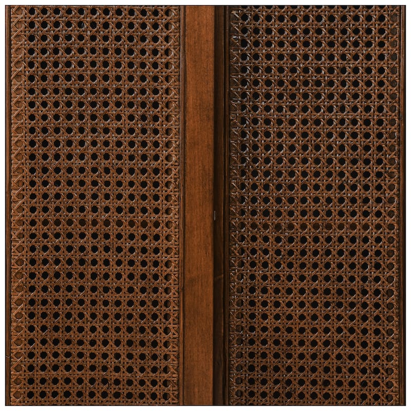 Mid Century Modern Rattan Sideboard Cabinet