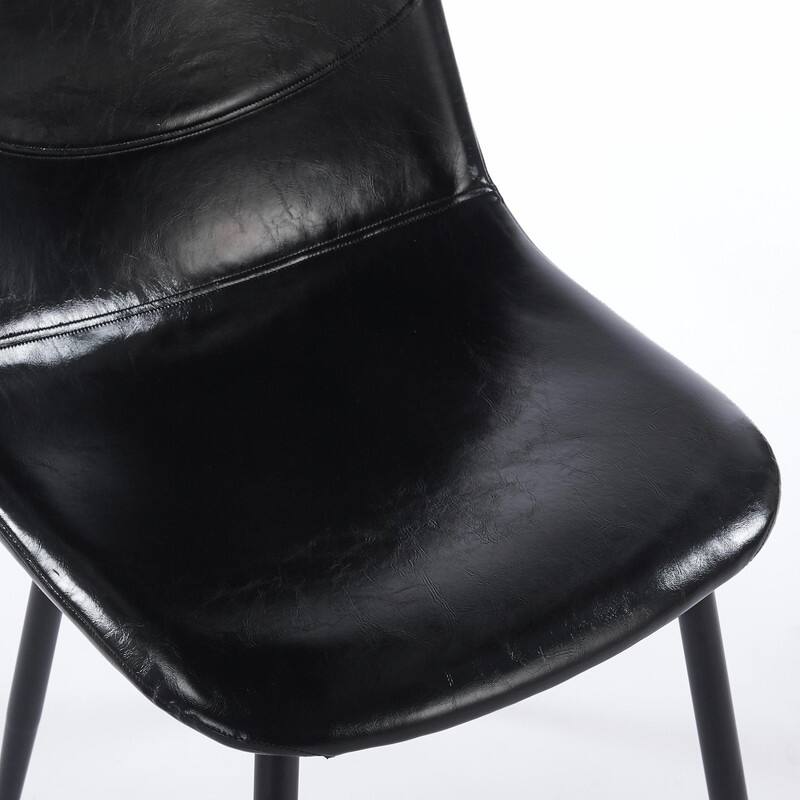 Modern Dining Chair with Durable Design, Easy-Clean Surface and Simple Assembly for Kitchen or Office