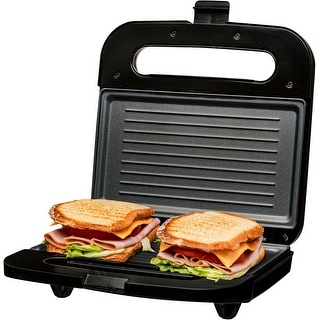Panini Press Gourmet Grilled Cheese and Sandwich Maker by Chef