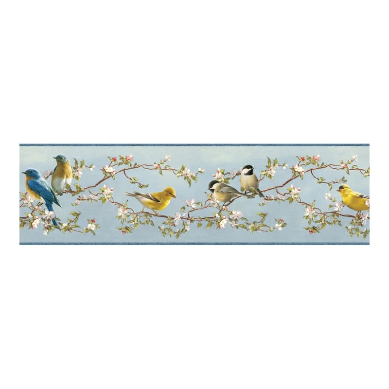 Chesapeake Songbird Multicolor Floral Trail Border - 6 x 180 x 0.025