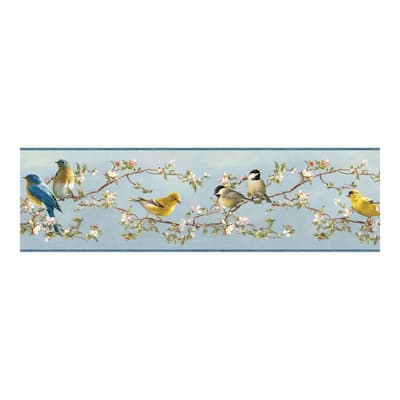 Songbird Multicolor Floral Trail Border - 6 x 180 x 0.025