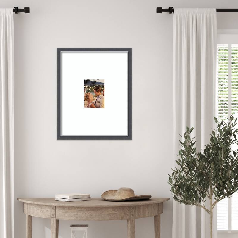 Eva Black Silver Thin Framed Picture Frame, Photo Frame