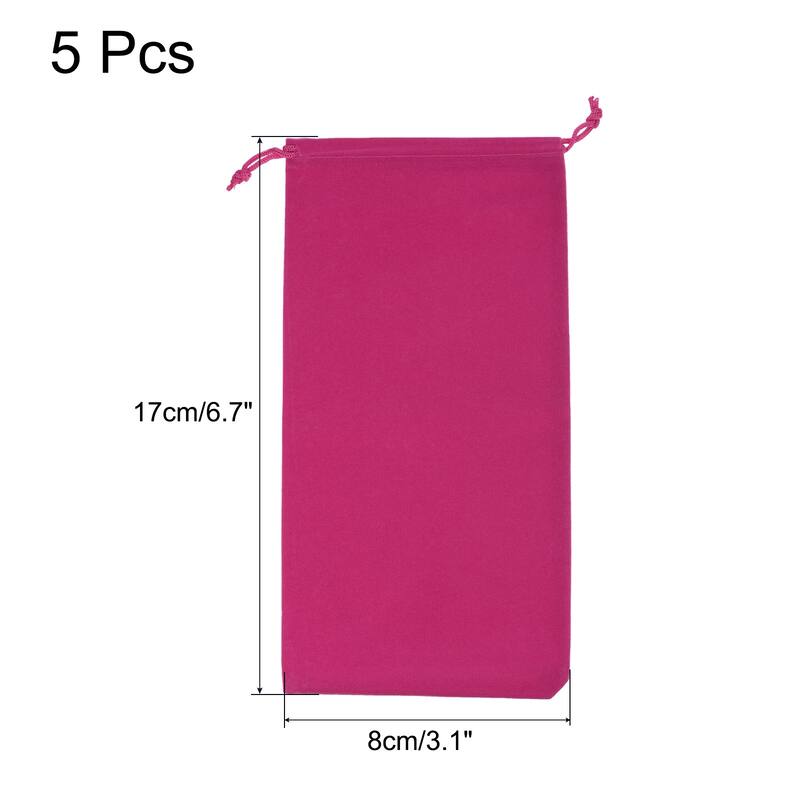 Microfiber Pouch Soft Storage Drawstring Gift Bags for Glasses Wedding
