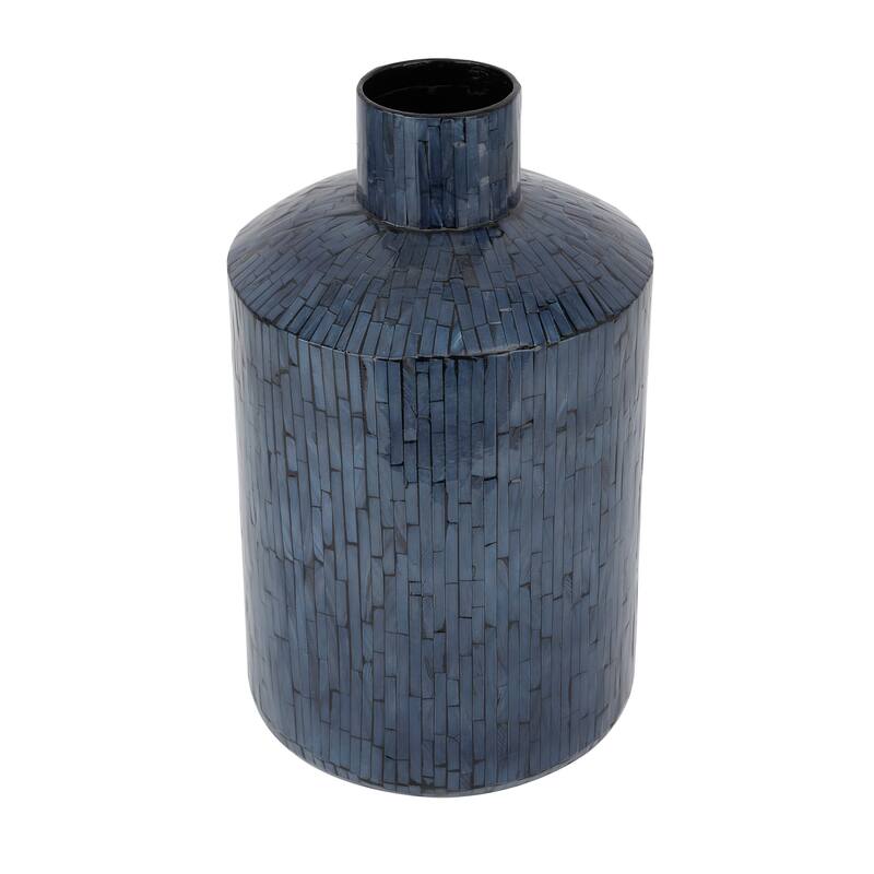Blue Shell Contemporary Vase