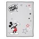 preview thumbnail 1 of 4, Lambs & Ivy Disney Baby MICKEY MOUSE Picture Perfect Baby Blanket - Gray