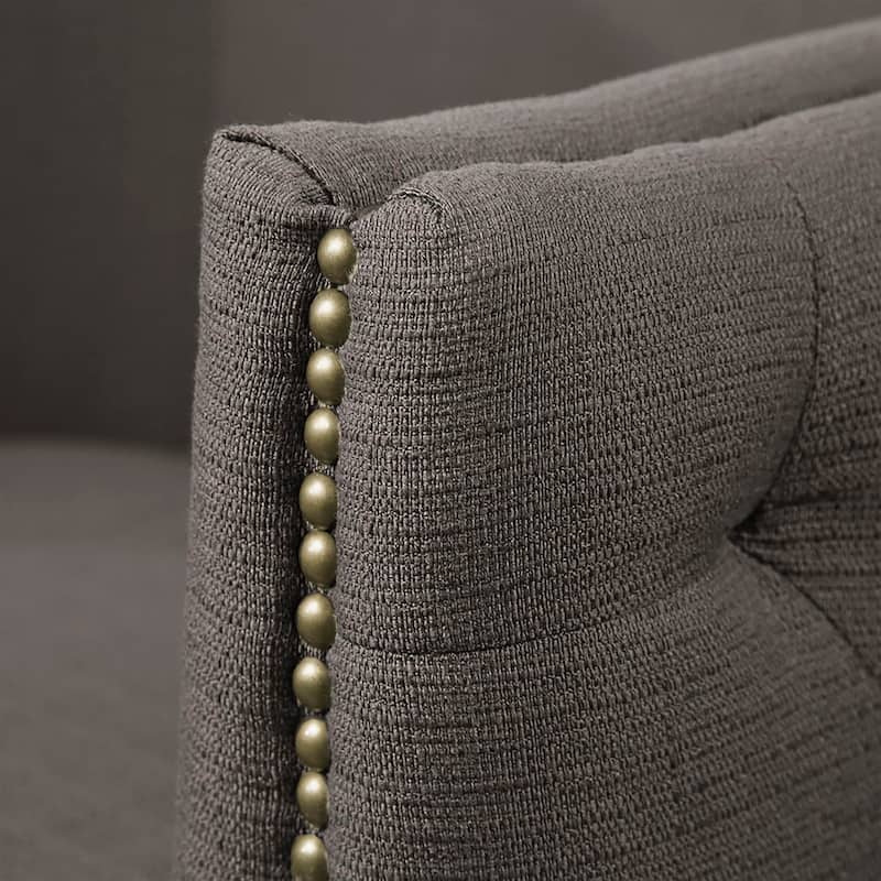 Madison Park Wilmette 360-degree Tufted Barrel Swivel Chair