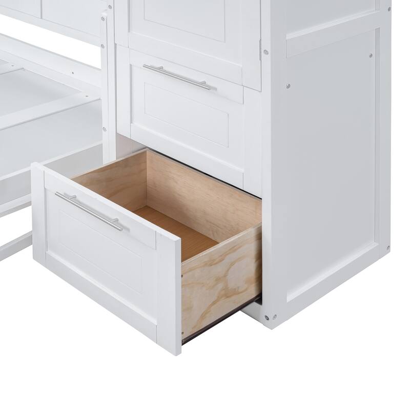 Full and Queen Murphy Beds Wall Beds with Wardrobes and Drawers