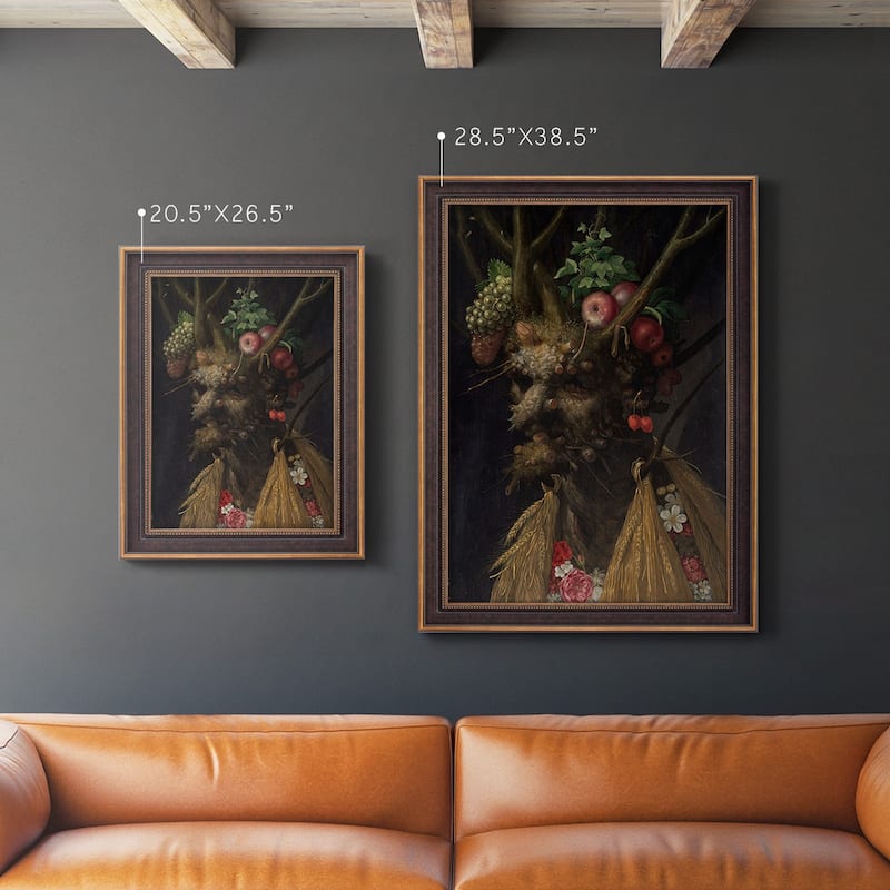 Four Seasons in One Head Premium Framed Canvas- Ready to Hang