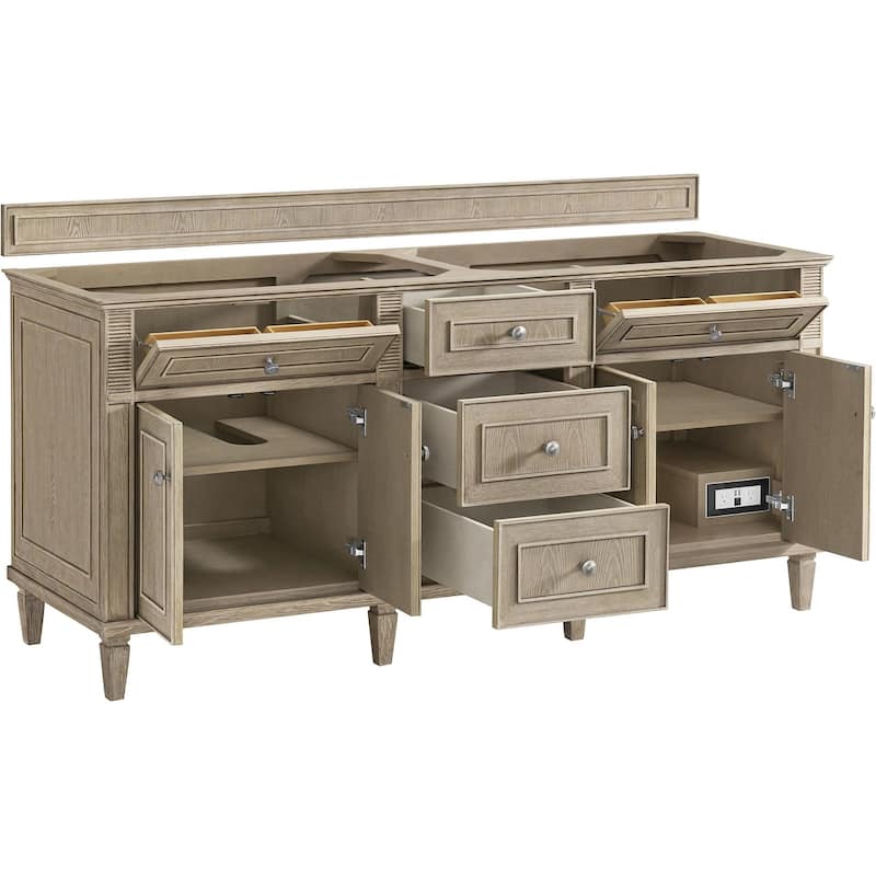 James Martin Vanities 424-V72-M Lorelai 72" Free Standing Double Basin