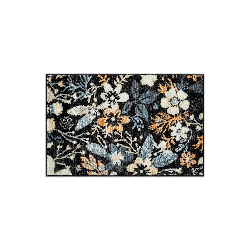 Beige Multi Garden Floral Stylish and Durable Area Rug