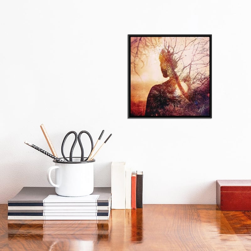 iCanvas "Maps" by Mario Sanchez Nevado Framed Canvas Print