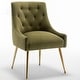 preview thumbnail 67 of 106, SEYNAR Modern Dining Chairs Set of 6, Velvet Accent Chair Tufted Back Armless Chair with Back Pull