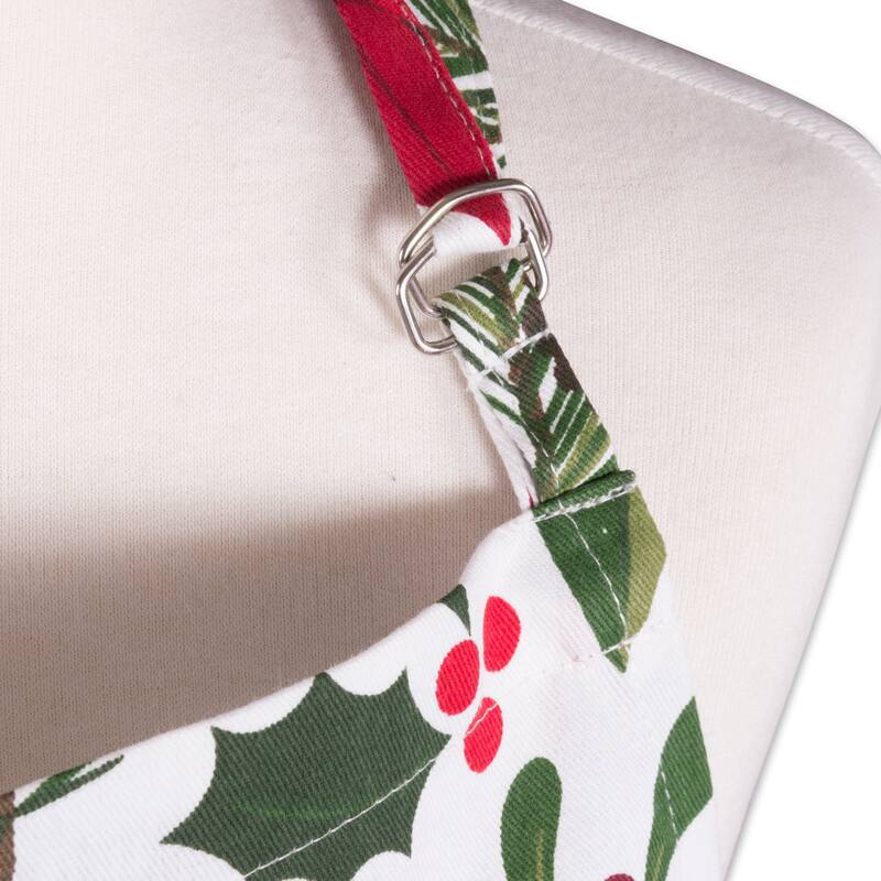 Design Imports Christmas Plaid Chef Kitchen Apron