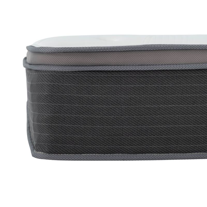 Plush 12" Pocket Spring Hybrid Gel Memory Foam Mattress in a Box