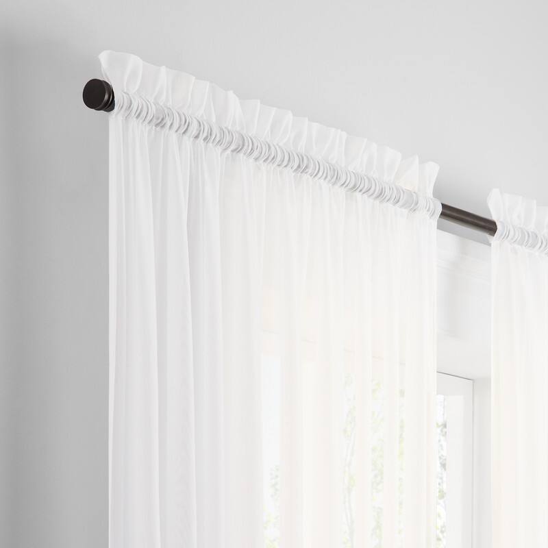Eclipse Victoria Voile Curtain Panel Pair