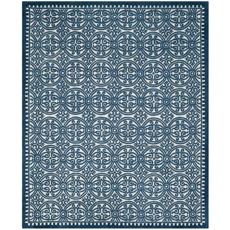 SAFAVIEH Handmade Cambridge Angiola Modern Moroccan Wool Rug