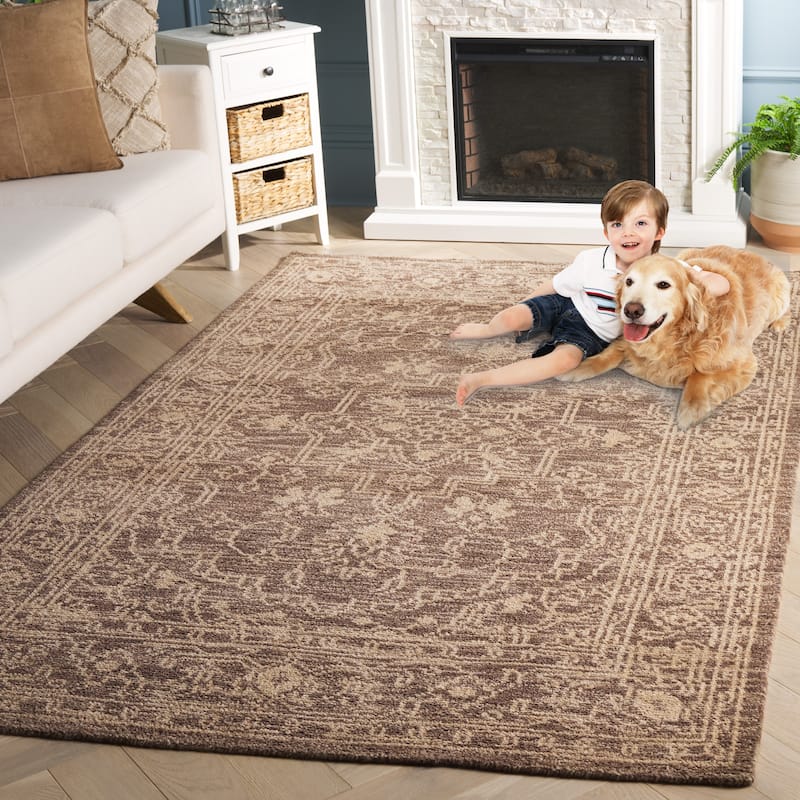 SAFAVIEH Hand-knotted Kenya Bobette Southwestern Tribal Wool Rug