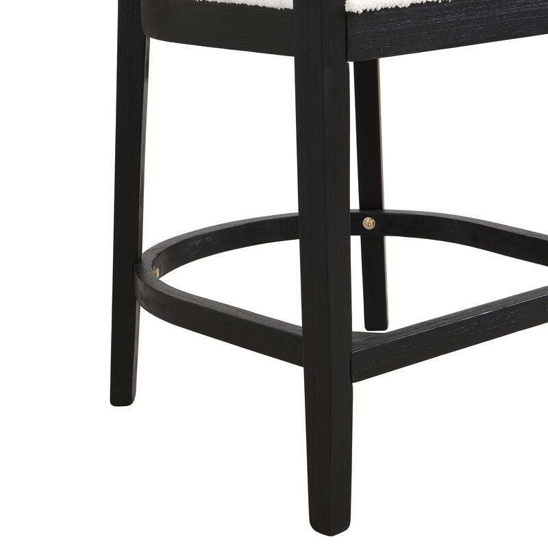 Timel Rubberwood Counter Stool (Set of 2) by Christopher Knight Home